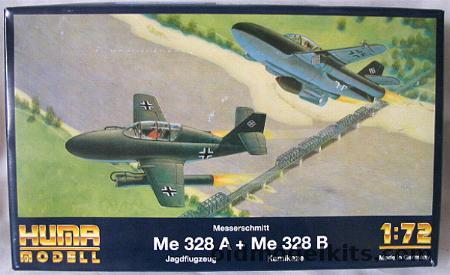 Huma Model 1/72 Me 328A + Me 328B, 3504 plastic model kit